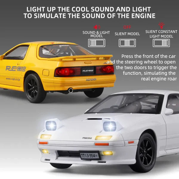 Mazda Savanna RX-7 - Diecast Metal Car - Scale 1:24