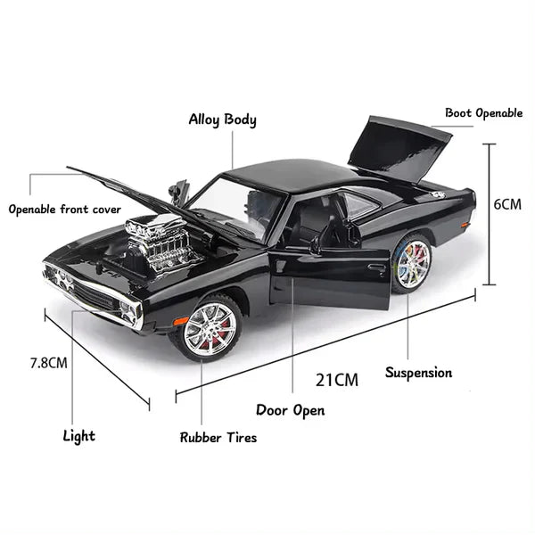 Fast & Furious - Diecast Metal Car - Scale 1:32 / 1:24