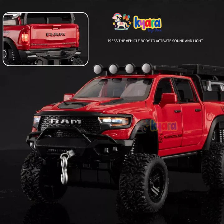 RAM PICKUP TRUCK RV - Diecast Metal Car - Scale 1:32