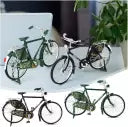 VINTAGE METAL BICYCLE ORNAMENTS DESKTOP MINI RETRO STYLE ALLOY CLASSICAL BIKE TOY FIGURINES BIKE HOME DECORATION FOR CHILDREN TOYS GIFTS